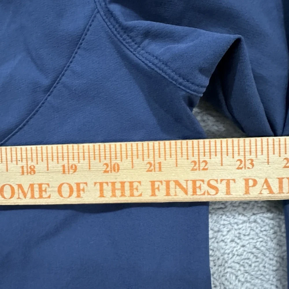 The North Face Apex 1/4 Zip Jacket Men Medium Blue Windbreaker Active
